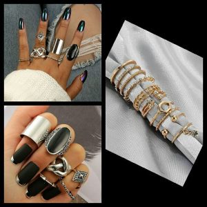 Silver Midi Ring Set